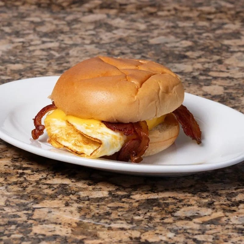 Egg, Cheese and Meat Sandwich